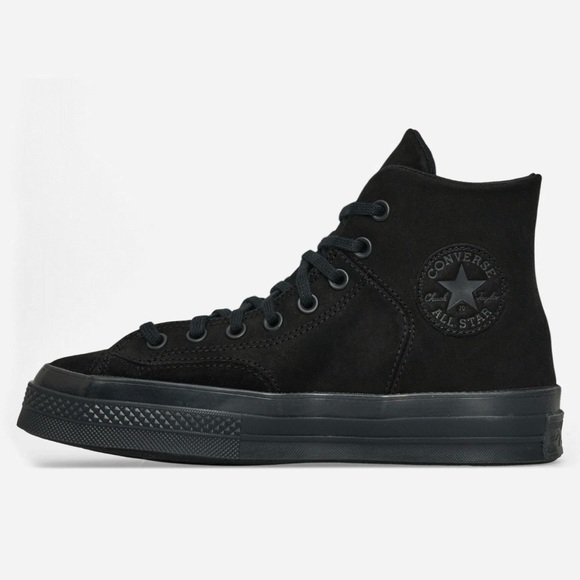 Converse Chuck 70 High Marquis Black Suede size 12 NEW Chuck Taylor All Star - Picture 2 of 7